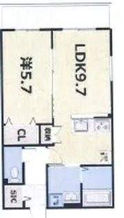 FORCE西院【205号室】の間取り