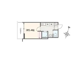MELLAS武蔵浦和【1階】の間取り