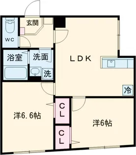 タスキsmart新大塚Ⅲ【1階】の間取り