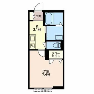 ShaMaison圭【1階】の間取り