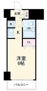 ライオンズマンション横浜大通り公園第三【4階】の間取り