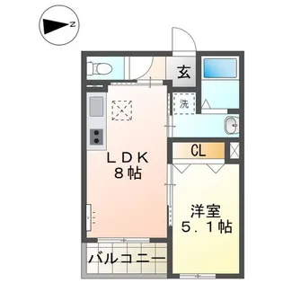 アウローラ本郷町【2階】の間取り