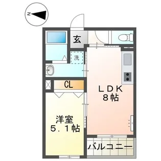 アウローラ本郷町【3階】の間取り