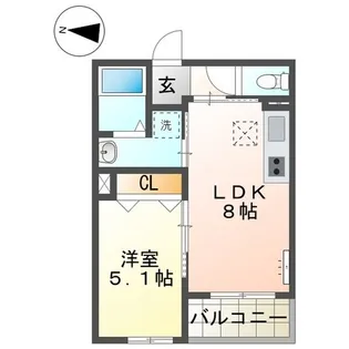 アウローラ本郷町【2階】の間取り