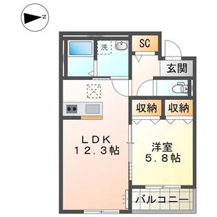 アウローラ本郷町【2階】の間取り