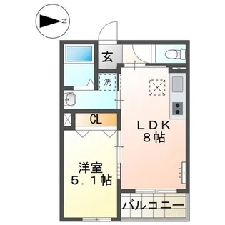 アウローラ本郷町【2階】の間取り