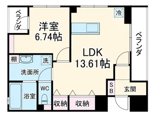 Grand ete【1階】の間取り