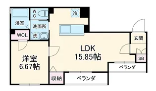 Grand ete【2階】の間取り