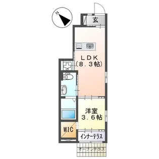 サンモールキューブ【1階】の間取り