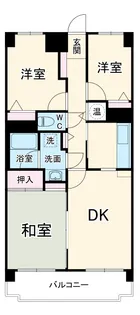 ライオンズマンション川口芝公園【2階】の間取り