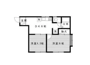 リバーパーク【202号室】の間取り