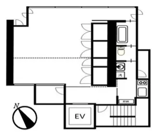 REXIED 恵比寿【3階】の間取り