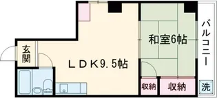 小野田ハイツ【2階】の間取り