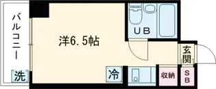 ラ・レジダンス・ド・タクマ【804号室】の間取り
