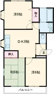 グレイス井上【1階】の間取り