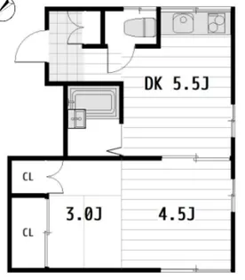 橋本ハイツ【1階】の間取り