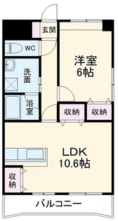 マンショングレイス【5階】の間取り