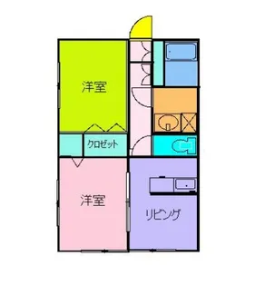 HATUKI#1【102号室】の間取り