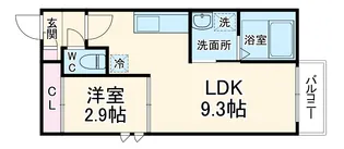 GRANDTIC原木中山【2階】の間取り