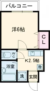 デュオ・ハイム【0103号室】の間取り