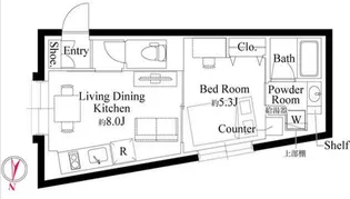 EDIT阿佐ケ谷【302号室】の間取り