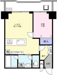 朝日江戸川橋マンション【9階】の間取り