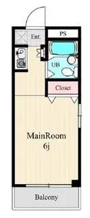 堀江新井ビル【3階】の間取り