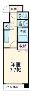 Orchid Court四条大宮【5階】の間取り