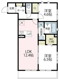 ヴァローレⅢ【1階】の間取り
