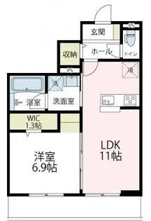 ヴァローレⅢ【2階】の間取り