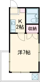 第3サンライズマンション【2階】の間取り