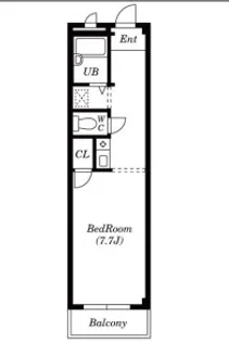 メゾン中央Ⅱ【202号室】の間取り