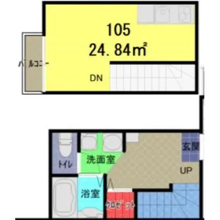 ハイドパーク上尾【1階】の間取り
