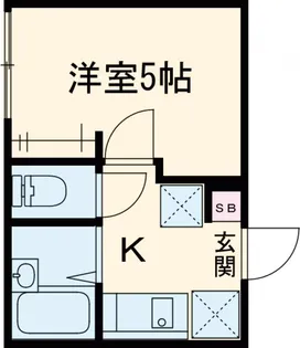 FeliceⅡ【1階】の間取り