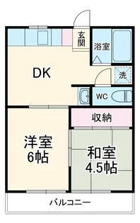 相模原サンハイツ【1階】の間取り