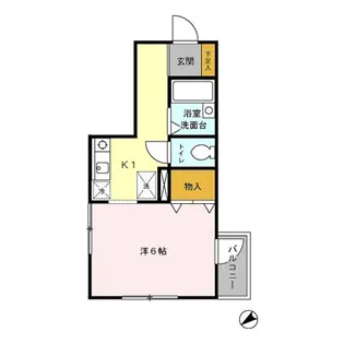 エクレール橋本【2階】の間取り