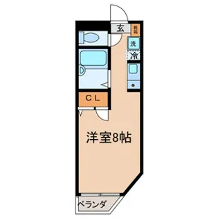 第6宮田ビル【5階】の間取り