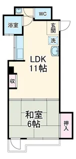 河合ビル【3C号室】の間取り