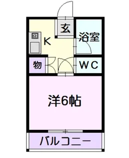 第五ラインビル【203号室】の間取り