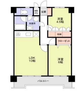 スミノ藤沢【9階】の間取り
