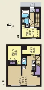 CREAL新高円寺【105号室】の間取り