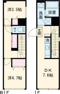 CREAL新高円寺【103号室】の間取り