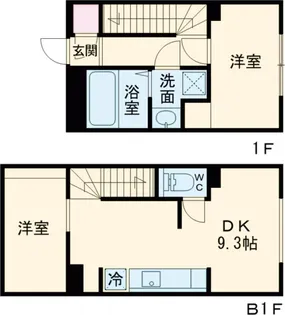 CREAL新高円寺【104号室】の間取り