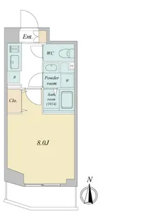 プライマル武蔵関【3階】の間取り