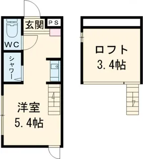 ミノリオ新小岩【2階】の間取り