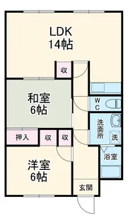 ピボットマンション池下【203号室】の間取り