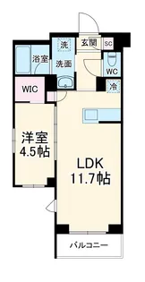 ガーラ・ステーション川崎久地【5階】の間取り
