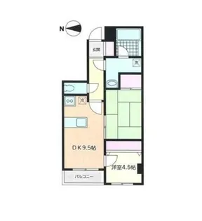 セントラルハイツ三溪園【3階】の間取り