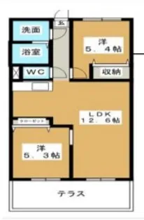 Bravery May【305号室】の間取り