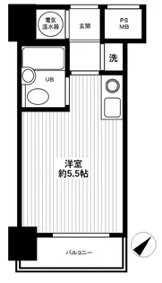 ハイネス要町【6階】の間取り